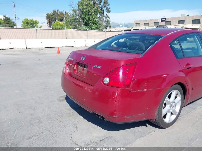 2006 Nissan Maxima 3.5 Se VIN: 1N4BA41E16C827364 Lot: 39433614