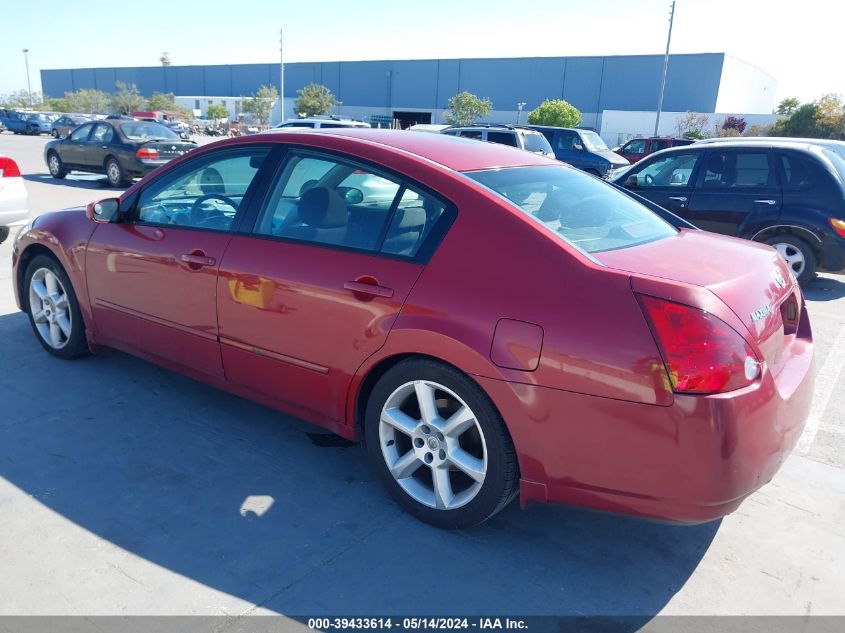 2006 Nissan Maxima 3.5 Se VIN: 1N4BA41E16C827364 Lot: 39433614