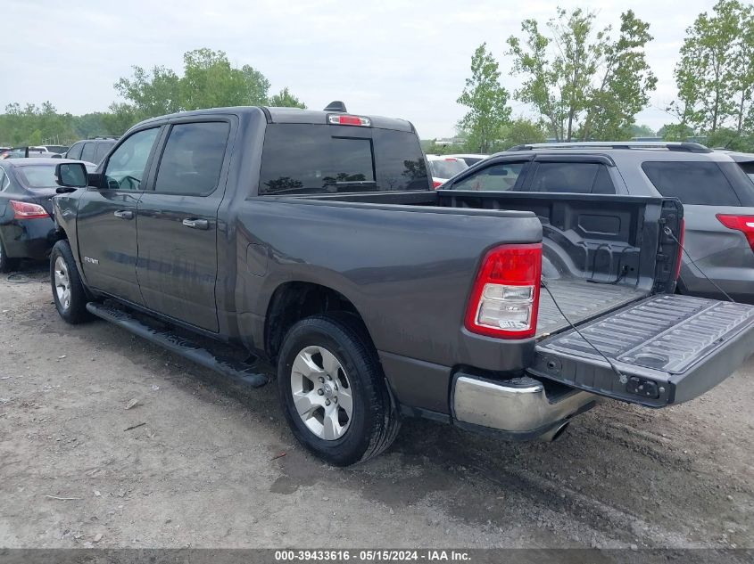 2019 Ram 1500 Big Horn/Lone Star 4X4 5'7 Box VIN: 1C6SRFFT6KN811950 Lot: 39433616