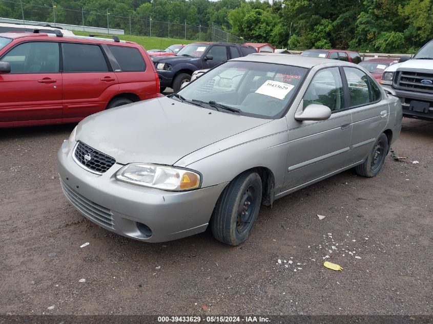 2002 Nissan Sentra Gxe VIN: 3N1CB51A72L554950 Lot: 39433629