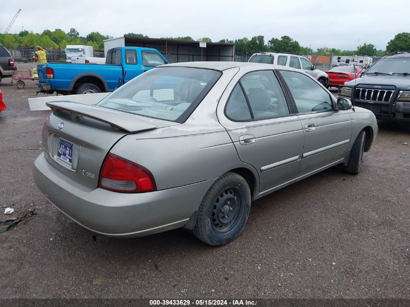 2002 Nissan Sentra Gxe VIN: 3N1CB51A72L554950 Lot: 39433629