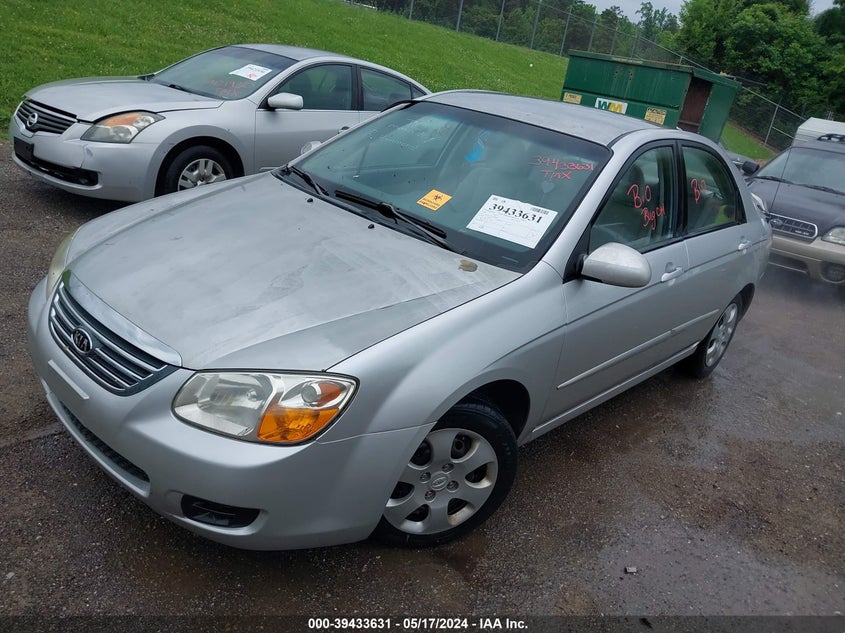 2008 Kia Spectra Ex VIN: KNAFE121785508498 Lot: 39433631