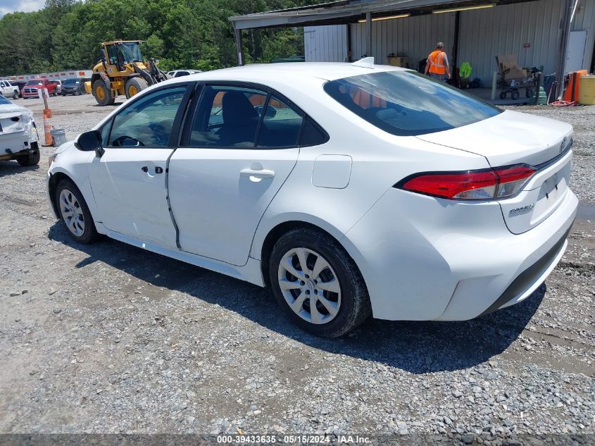 2022 Toyota Corolla Le VIN: 5YFEPMAE7NP278197 Lot: 39433635