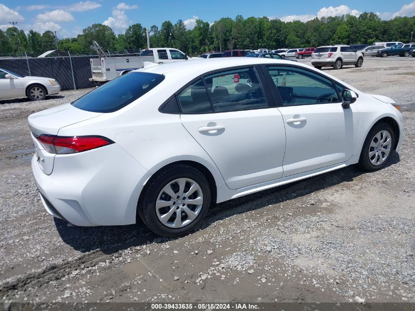 2022 Toyota Corolla Le VIN: 5YFEPMAE7NP278197 Lot: 39433635