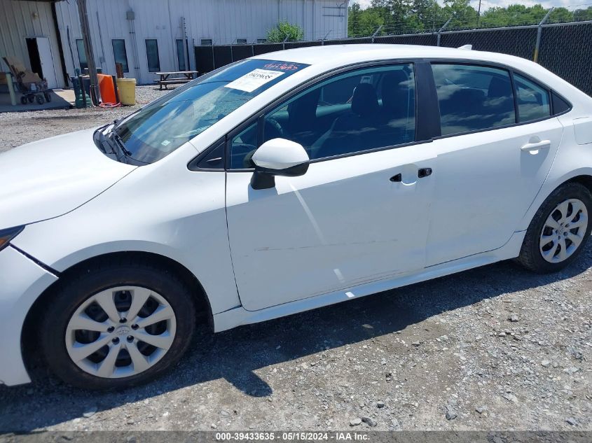 2022 Toyota Corolla Le VIN: 5YFEPMAE7NP278197 Lot: 39433635