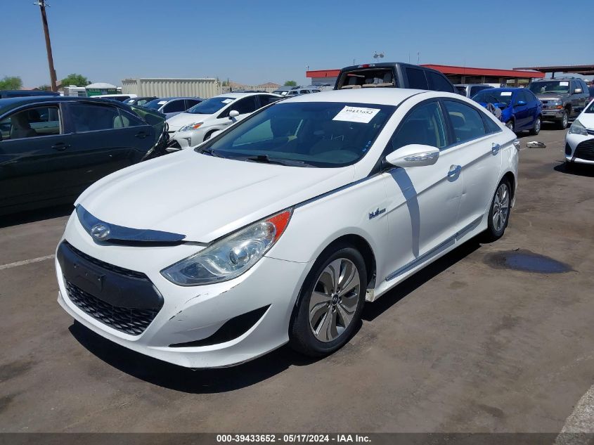 2013 Hyundai Sonata Hybrid Limited VIN: KMHEC4A45DA084835 Lot: 39433652