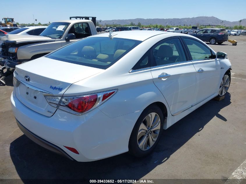 2013 Hyundai Sonata Hybrid Limited VIN: KMHEC4A45DA084835 Lot: 39433652