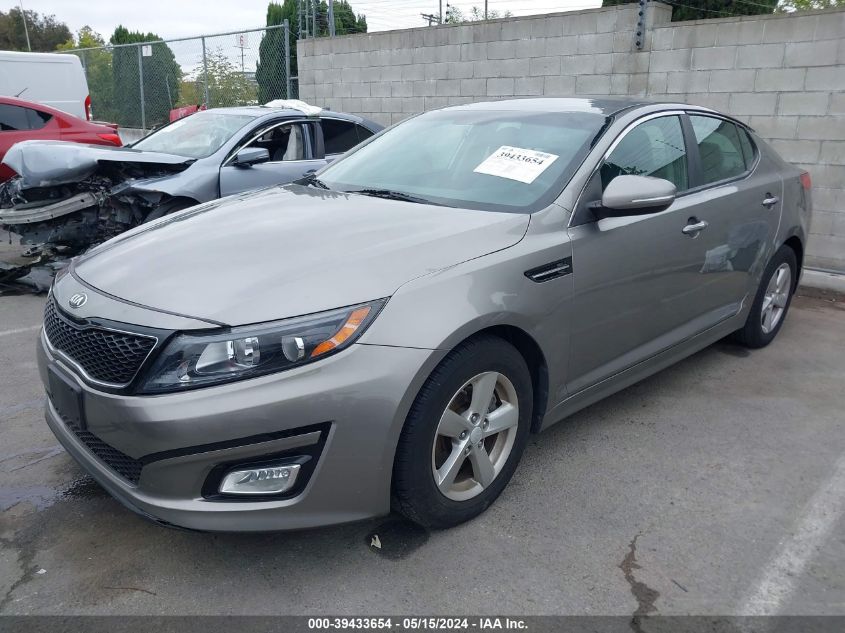 2015 Kia Optima Lx VIN: 5XXGM4A74FG469086 Lot: 39433654