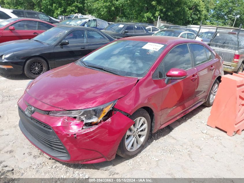 2024 Toyota Corolla Le VIN: 5YFB4MDEXRP133703 Lot: 39433663