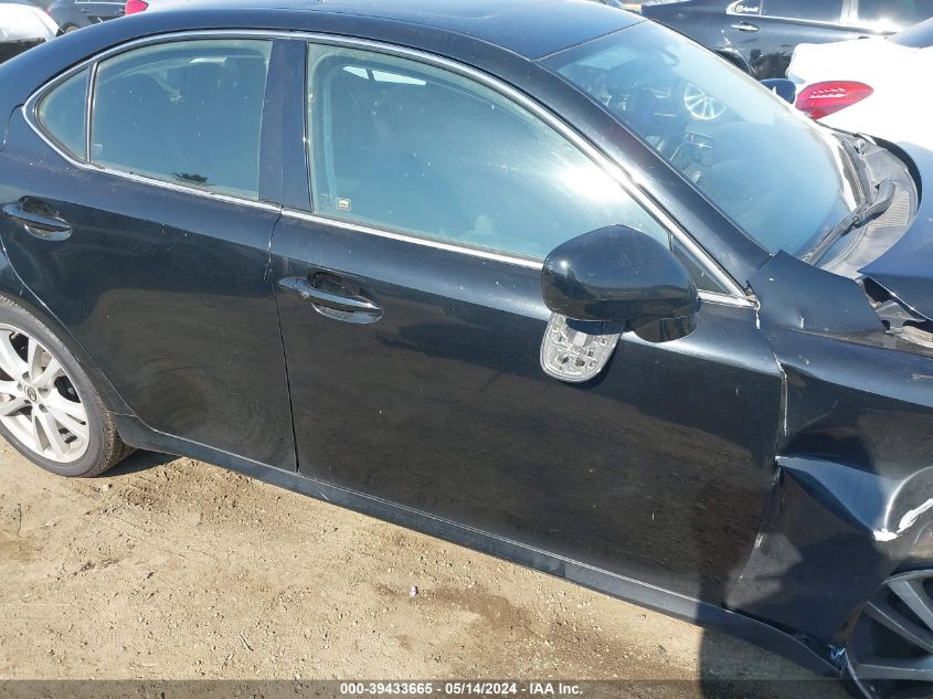 2007 Lexus Is 250 VIN: JTHBK262575026807 Lot: 39433665