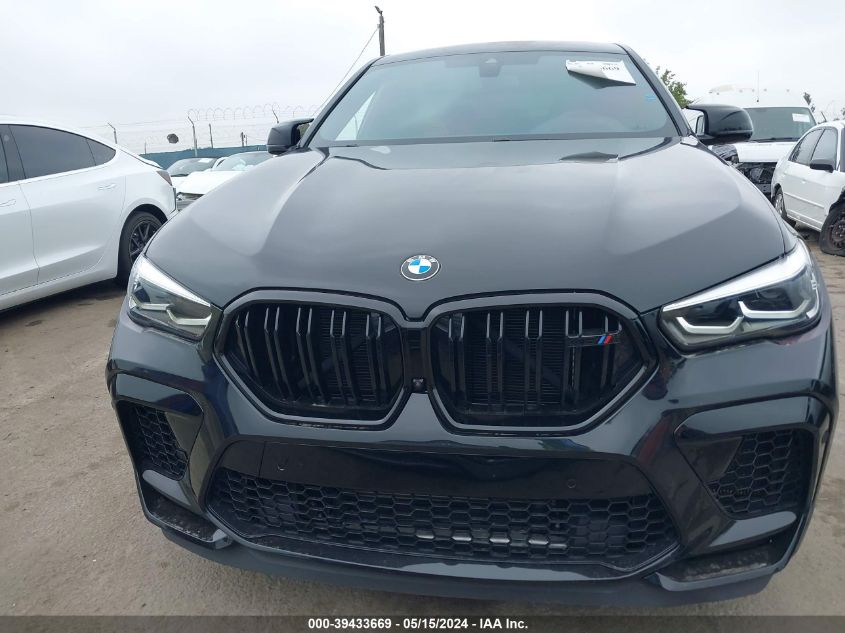 2021 BMW X6 M VIN: 5YMCY0C02M9E04186 Lot: 39433669