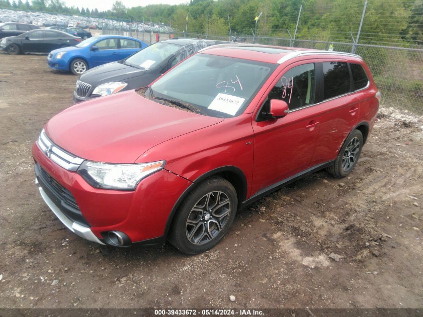 2015 Mitsubishi Outlander Gt VIN: JA4JZ4AX1FZ007860 Lot: 39433672