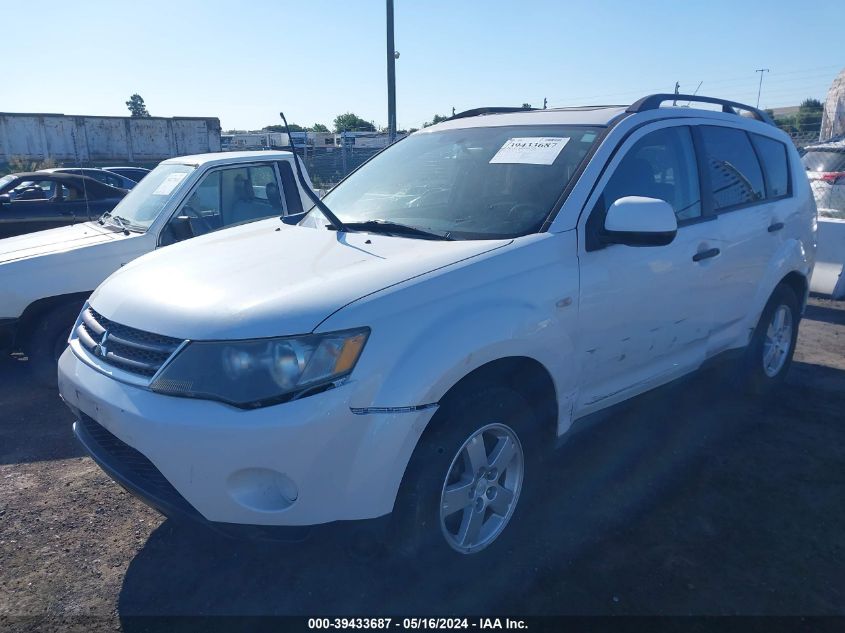 2007 Mitsubishi Outlander Es/Ls VIN: JA4MS31X07Z015476 Lot: 39433687