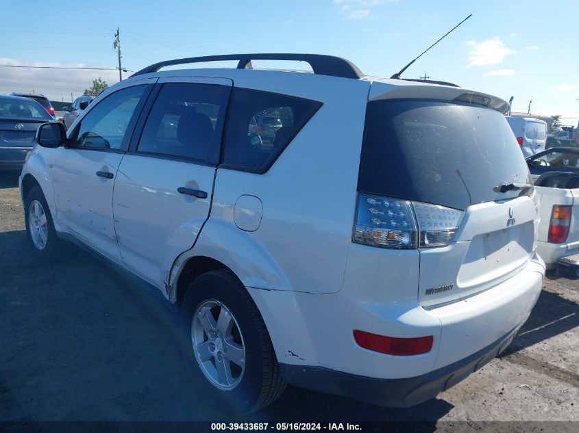 2007 Mitsubishi Outlander Es/Ls VIN: JA4MS31X07Z015476 Lot: 39433687