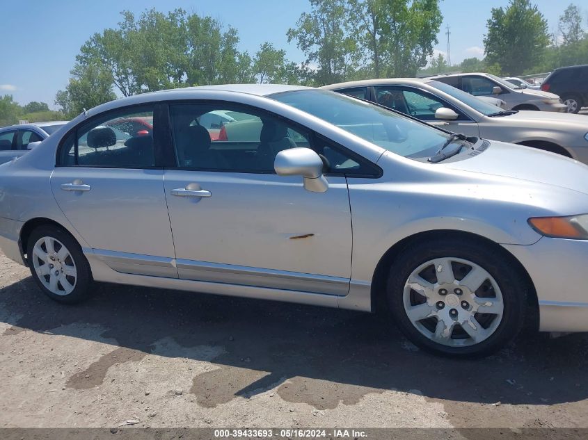 2008 Honda Civic Lx VIN: 1HGFA16508L057603 Lot: 39433693