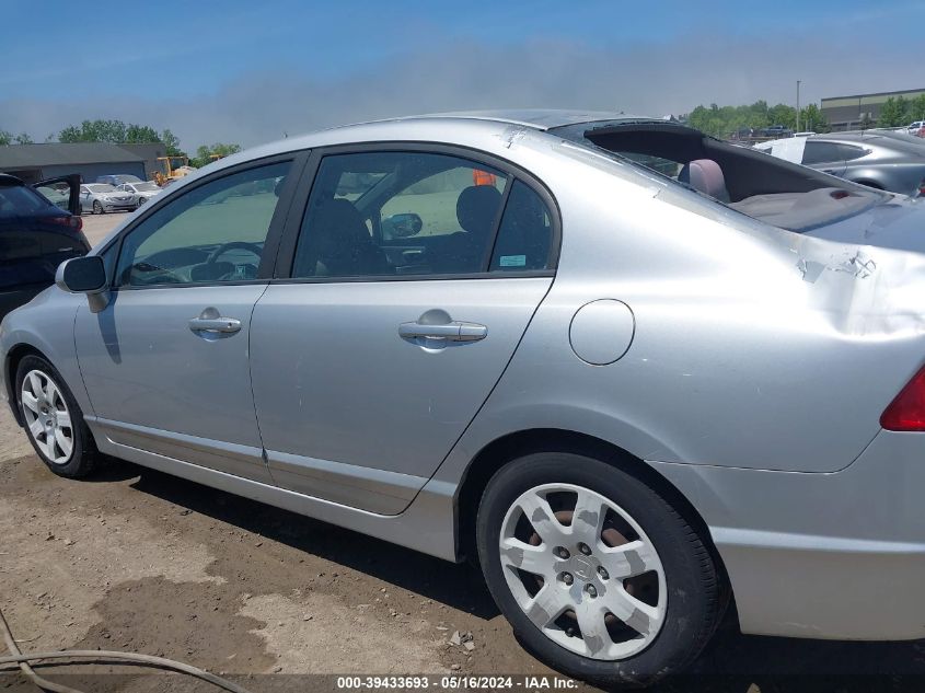 2008 Honda Civic Lx VIN: 1HGFA16508L057603 Lot: 39433693