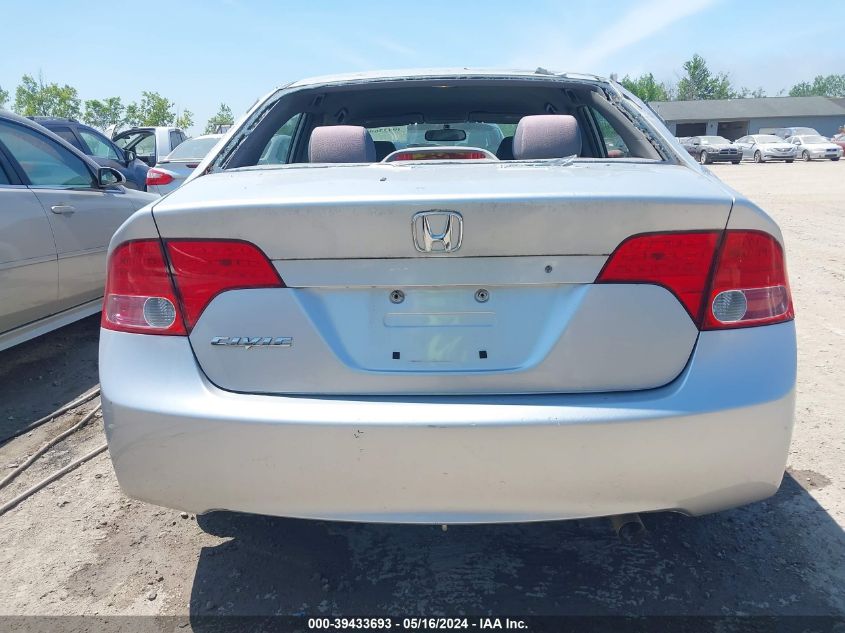 2008 Honda Civic Lx VIN: 1HGFA16508L057603 Lot: 39433693