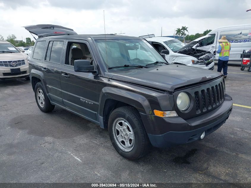 2014 Jeep Patriot Sport VIN: 1C4NJPBA2ED694921 Lot: 39433694