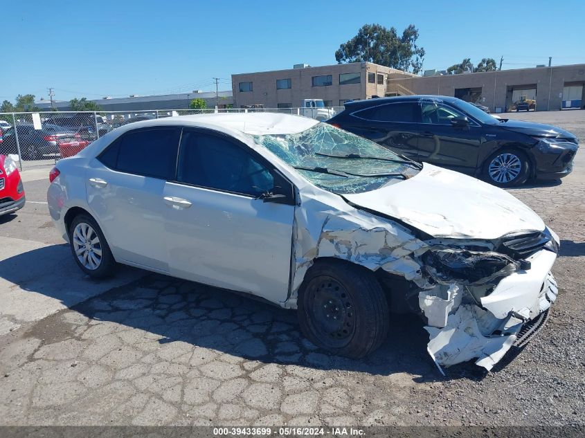 2017 Toyota Corolla Le VIN: 5YFBURHEXHP680816 Lot: 39433699