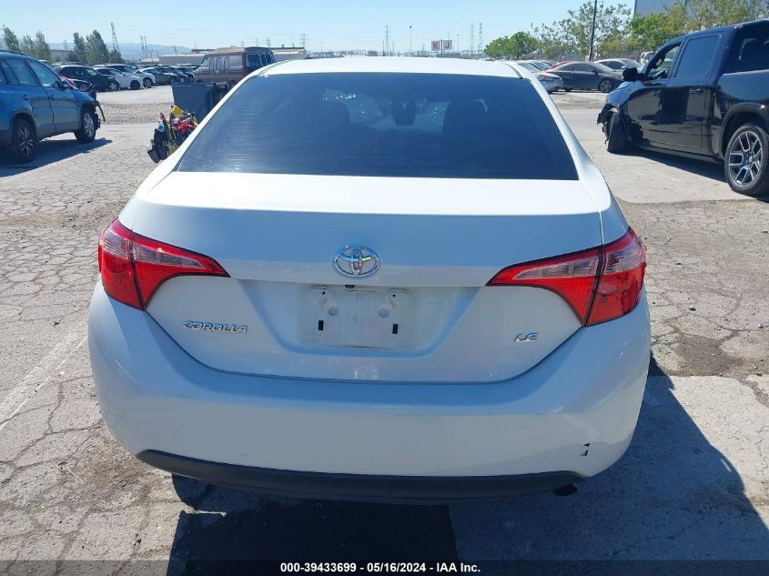 2017 Toyota Corolla Le VIN: 5YFBURHEXHP680816 Lot: 39433699