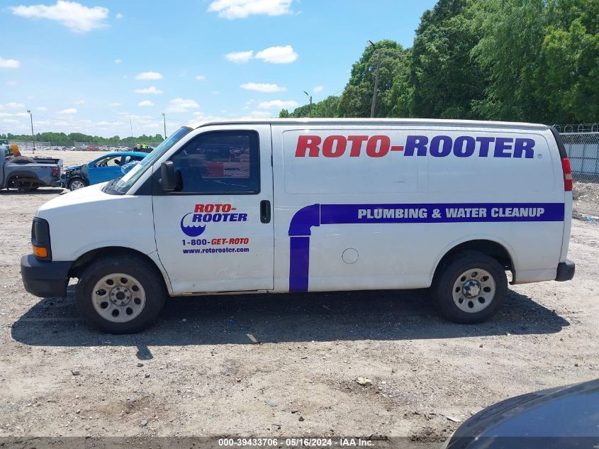 2014 CHEVROLET EXPRESS 1500 WORK VAN - 1GCSHAF41E1201490