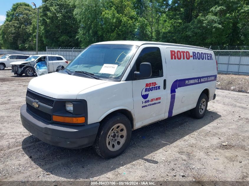 2014 CHEVROLET EXPRESS 1500 WORK VAN - 1GCSHAF41E1201490