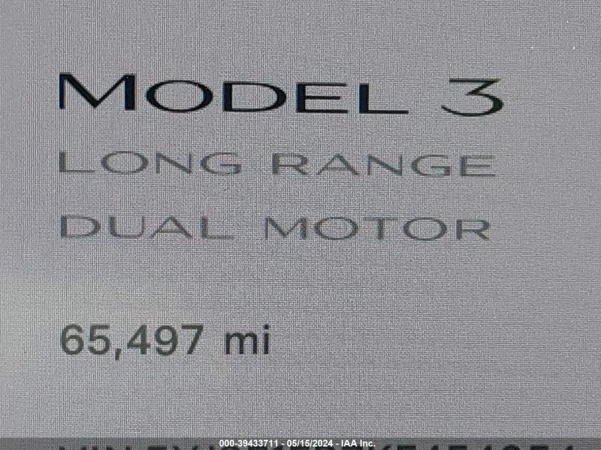 2019 Tesla Model 3 Long Range/Performance VIN: 5YJ3E1EB7KF454054 Lot: 39433711