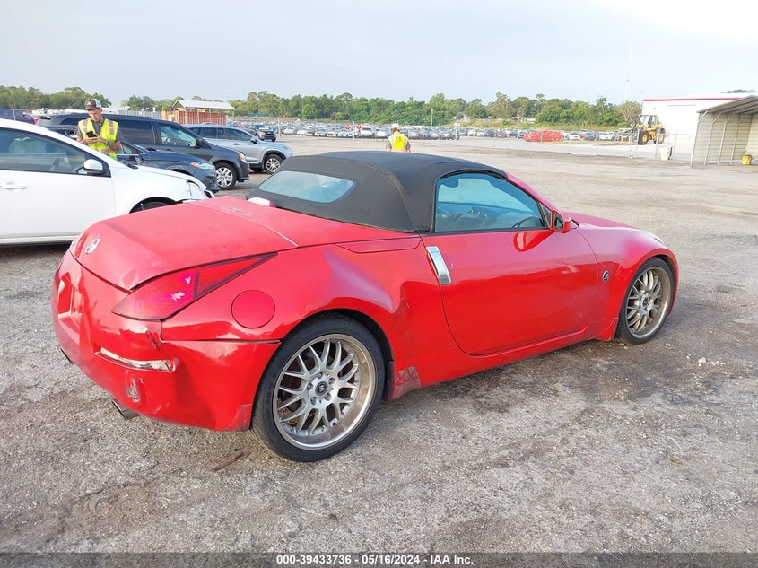 2004 Nissan 350Z VIN: JN1AZ36A14T015027 Lot: 39433736