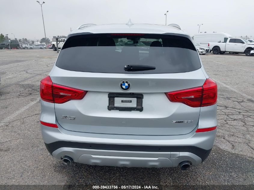 2019 BMW X3 Sdrive30I VIN: 5UXTR7C53KLF27939 Lot: 39433756