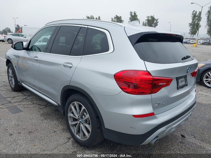 VIN 5UXTR7C53KLF27939 2019 BMW X3 SDRIVE30I