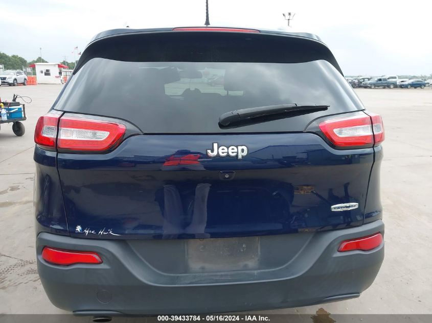 2016 Jeep Cherokee Latitude VIN: 1C4PJLCB5GW166872 Lot: 39433784