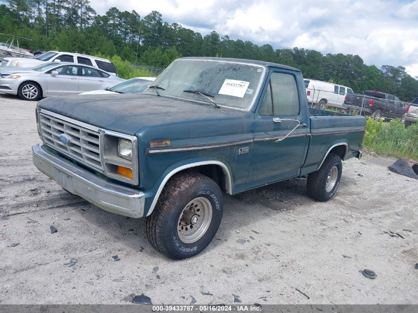 1986 Ford F150 VIN: 1FTEF14N6GNB44519 Lot: 39433787