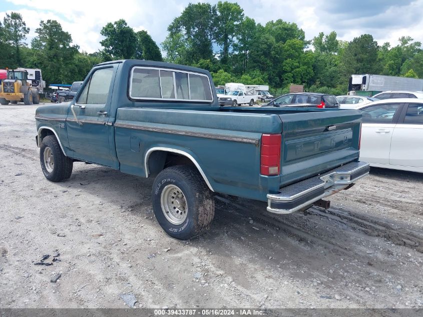 1986 Ford F150 VIN: 1FTEF14N6GNB44519 Lot: 39433787