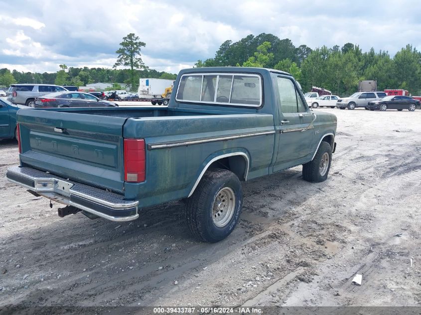 1986 Ford F150 VIN: 1FTEF14N6GNB44519 Lot: 39433787