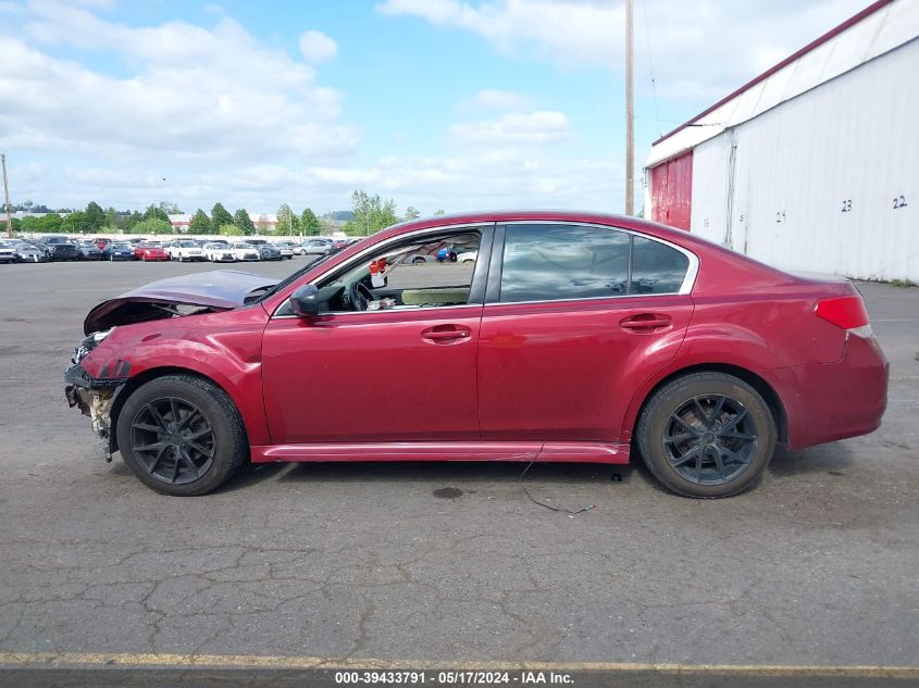 2014 Subaru Legacy 2.5I VIN: 4S3BMBA67E3029612 Lot: 39433791