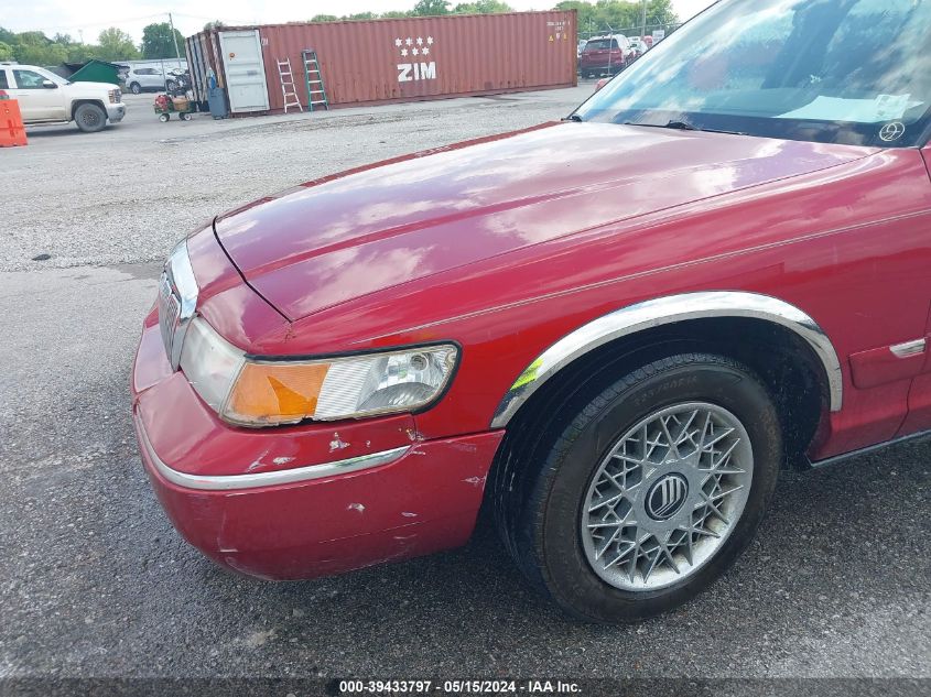 2000 Mercury Grand Marquis Gs VIN: 2MEFM74W2YX702581 Lot: 39433797