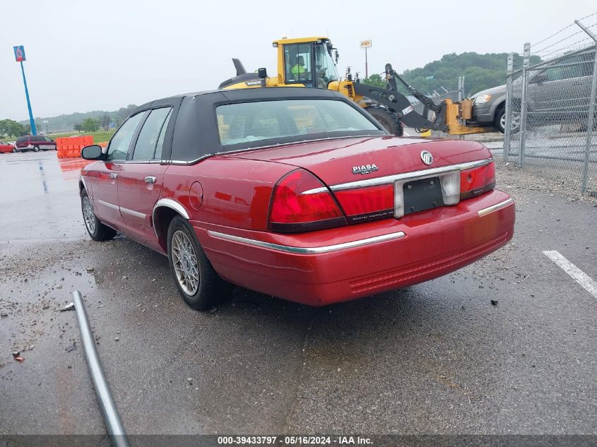 2000 Mercury Grand Marquis Gs VIN: 2MEFM74W2YX702581 Lot: 39433797