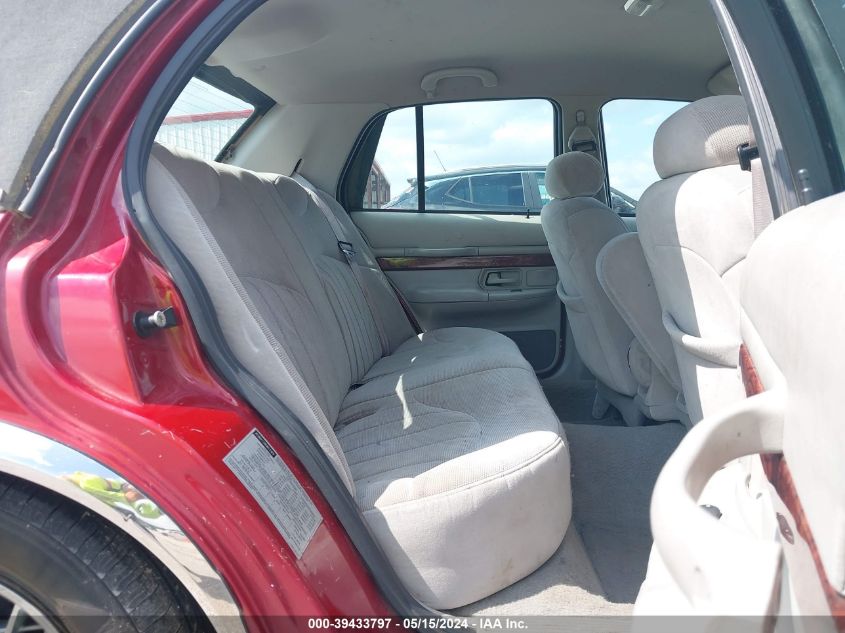 2000 Mercury Grand Marquis Gs VIN: 2MEFM74W2YX702581 Lot: 39433797