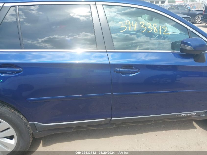 2017 Subaru Outback 2.5I Premium VIN: 4S4BSAFC1H3260486 Lot: 39433812
