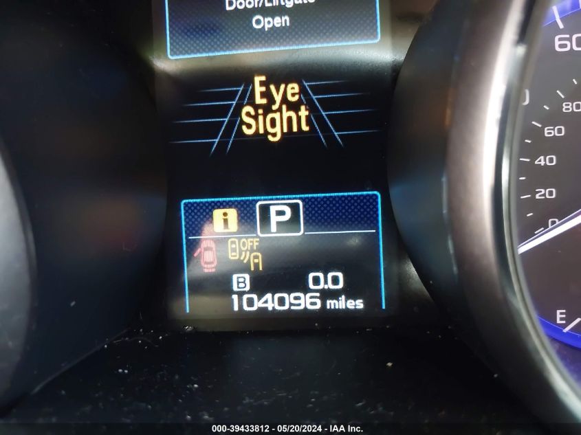 2017 Subaru Outback 2.5I Premium VIN: 4S4BSAFC1H3260486 Lot: 39433812