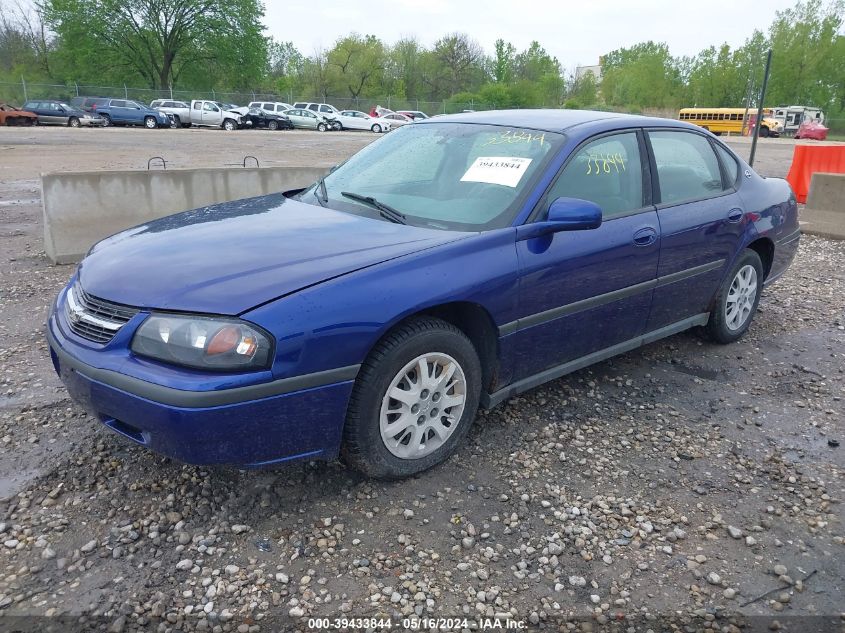 2005 Chevrolet Impala VIN: 2G1WF52E259216596 Lot: 39433844