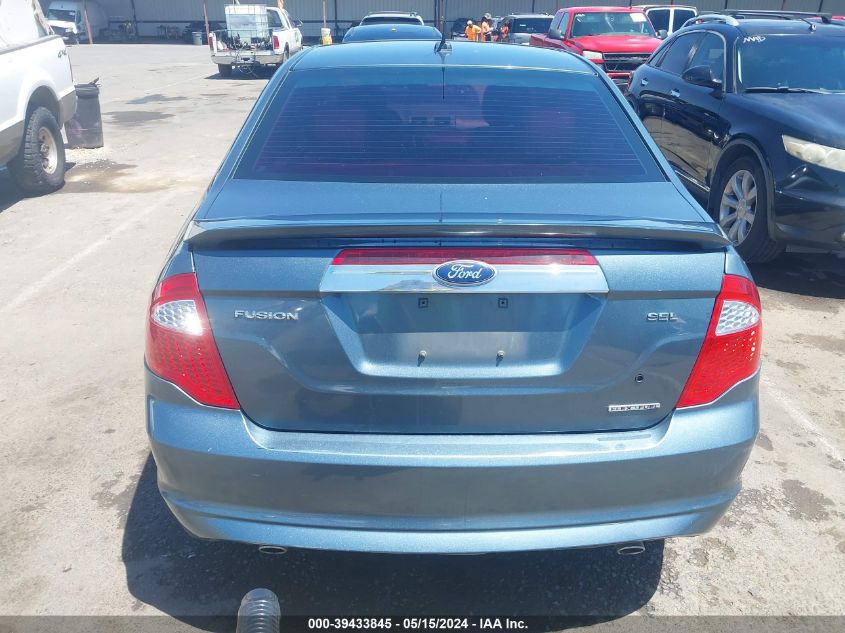 2011 Ford Fusion Sel VIN: 3FAHP0JG8BR109101 Lot: 39433845
