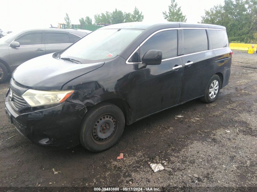 2013 Nissan Quest S VIN: JN8AE2KP2D9064221 Lot: 39433880