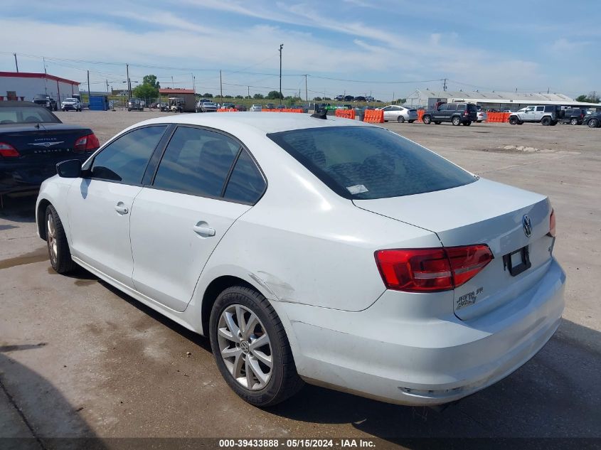 2015 Volkswagen Jetta 1.8T Se VIN: 3VWD17AJ1FM236951 Lot: 39433888