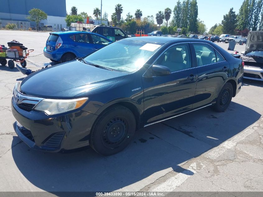 2014 TOYOTA CAMRY HYBRID LE - 4T1BD1FK2EU119126