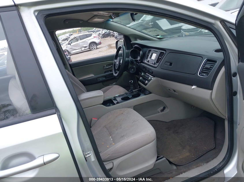 2016 KIA SEDONA L - KNDMA5C15G6120349