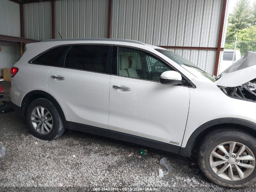 2016 Kia Sorento 2.4L Lx VIN: 5XYPGDA34GG080756 Lot: 39433918