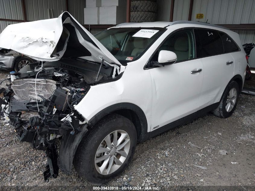 2016 Kia Sorento 2.4L Lx VIN: 5XYPGDA34GG080756 Lot: 39433918