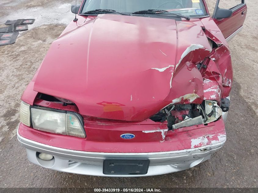 1993 Ford Mustang VIN: 1FACP42E3PF197297 Lot: 39433919
