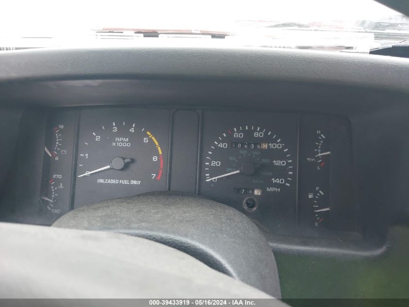 1993 Ford Mustang VIN: 1FACP42E3PF197297 Lot: 39433919